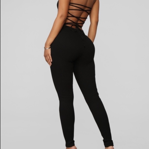 FASHIONNOVA cross back jumpsuit - Picture 2 of 2